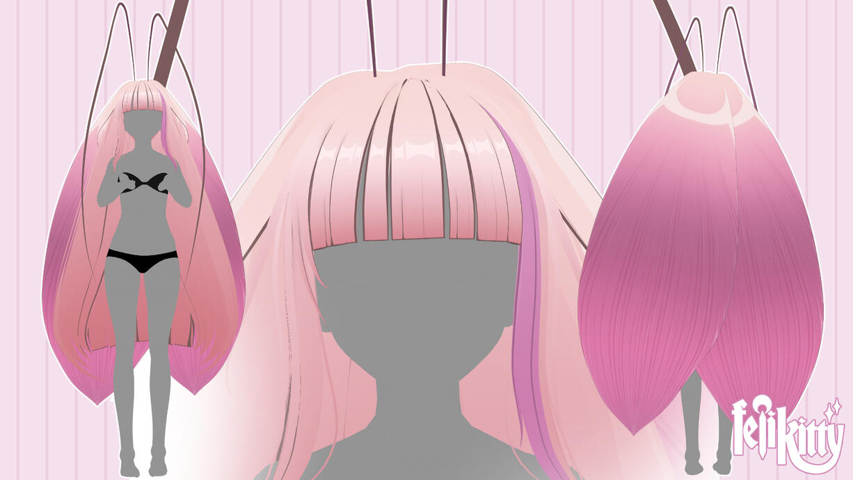 VRoid Hair Commission for MarshOniArt VRoid Hair Commission for MarshOniArt